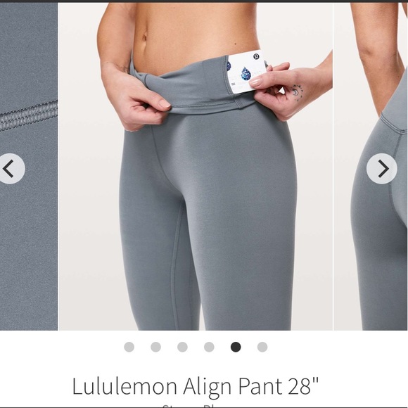 Align Lululemon Pants Steam Blue 